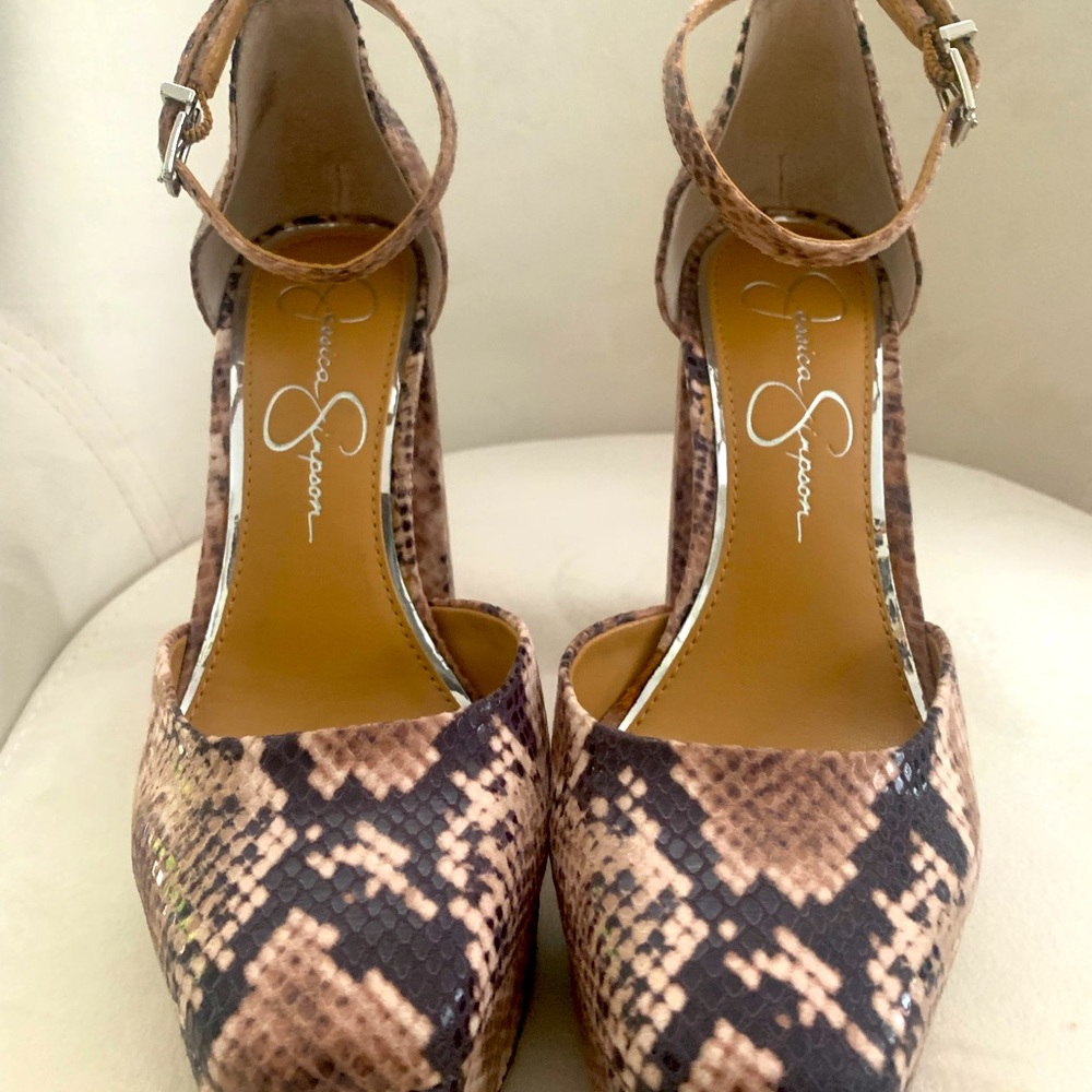 Jessica Simpson Snakeskin  Maryjane’s